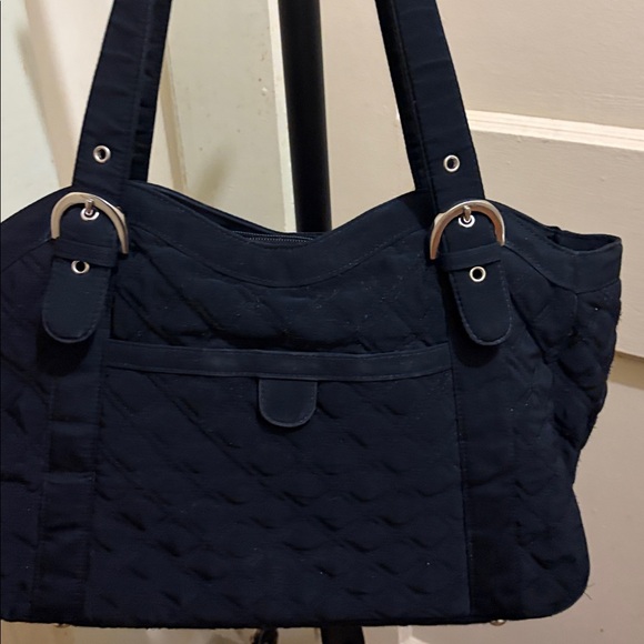 Vera Bradley Black Quilted Crossbody Bag - Picture 4 of 5